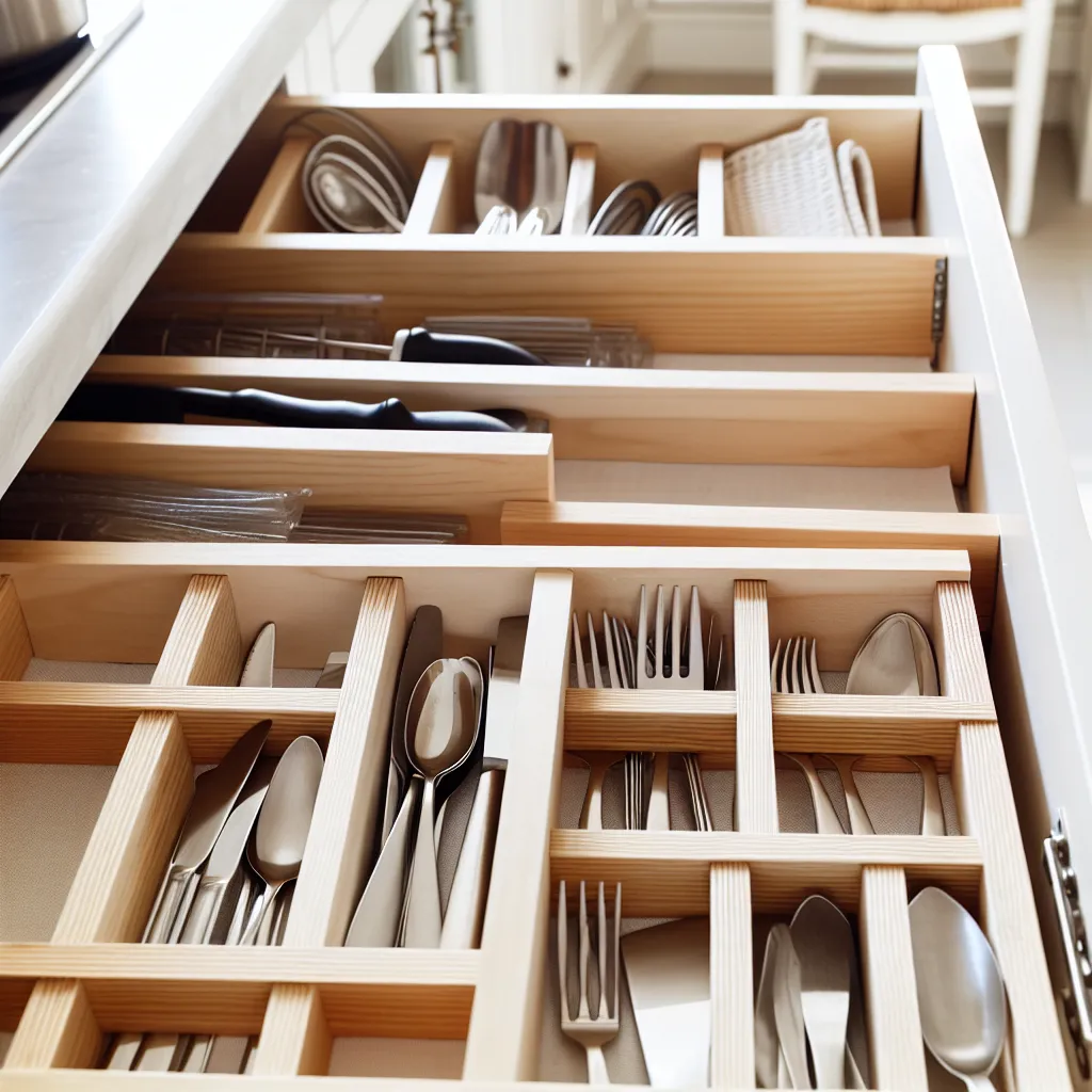 Drawer organization with dividers