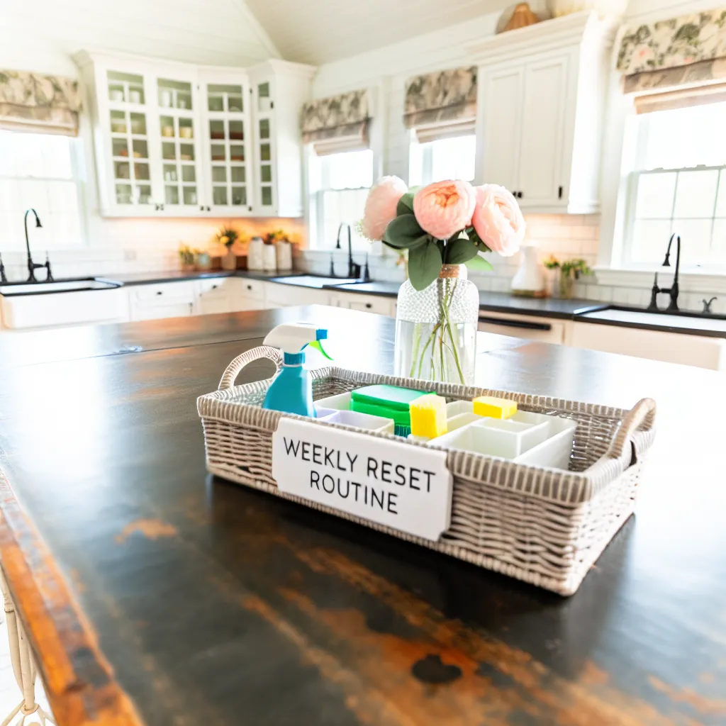 Weekly reset routine